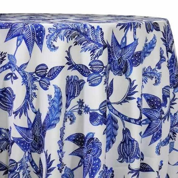 Royal Baltic Blue Table Linen Mosaic Linen Hire Gold Coast